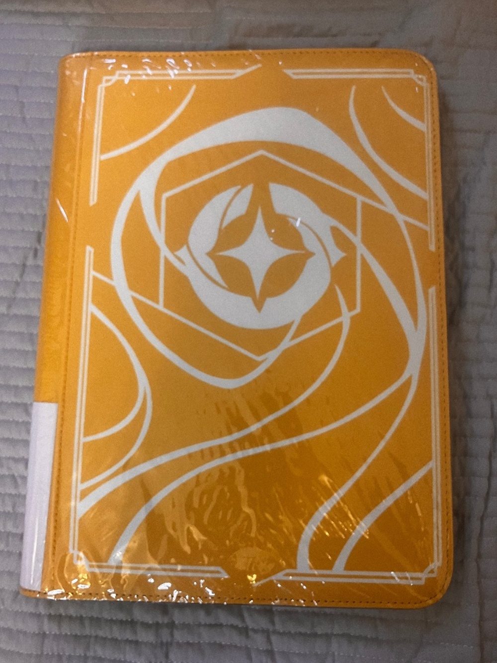 Disney Lorcana 9 Pocket Side-Loading Trading Card Binder - Yellow 14" x 10"